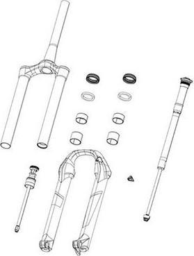 Actual product image RockShox Lower Leg, 26 15x100 Pike 2014-2017/Pike DJ 2016+