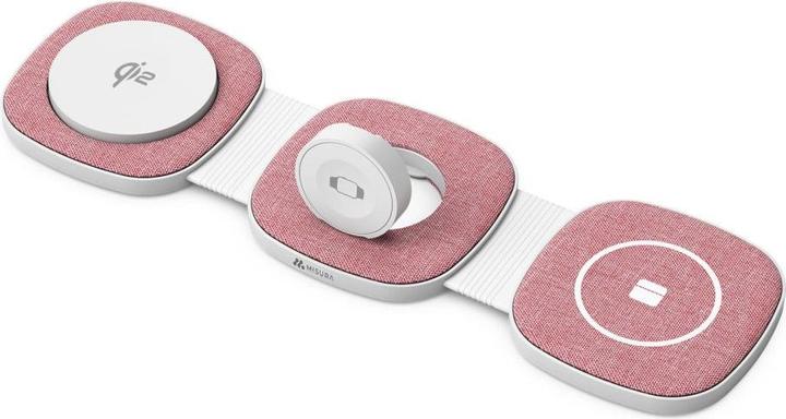 Actual product image Misura MH06 Foldable wireless magnetic charger - ROSE (35 W)