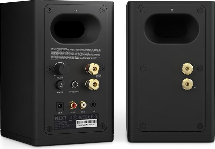 Image du produit NZXT Speakers 3" Black V2 EU Power cord AP-SPKB2-EU retail