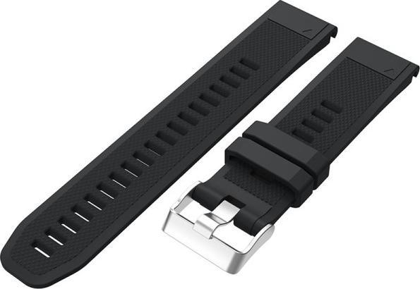 Image du produit No Name Bracelet en silicone pour Garmin Fenix 5 noir (22 mm, Silicone)
