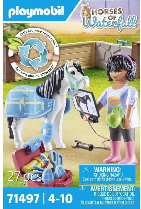 Produktbild Playmobil Pferdetherapeutin (71497, Playmobil Horses of Waterfall)