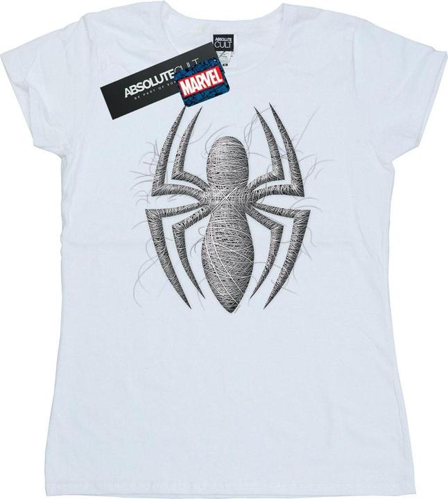 Immagine prodotto Spider-Man Web Logo Maglietta Donna (L)