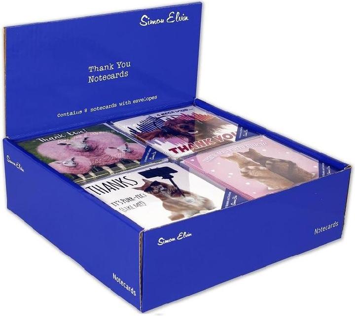 Produktbild Simon Elvin DankeschönKarte 24erPack Karton (24 Stk.)