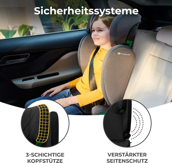 Actual product image KinderKraft Junior Fix 2 (Child seat, ECE R129/i-Size Standard)