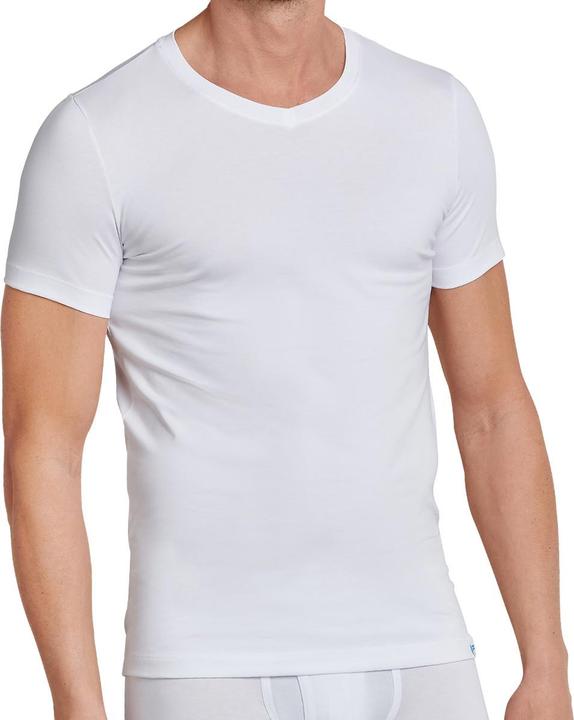 Produktbild Schiesser 2er Pack Long Life Cotton T-Shirt mit V-Ausschnitt (L)