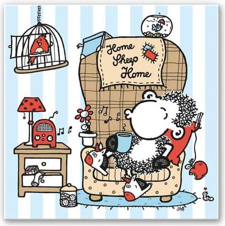 Produktbild Sheepworld Home Sheep Home Music (70 x 70 cm)