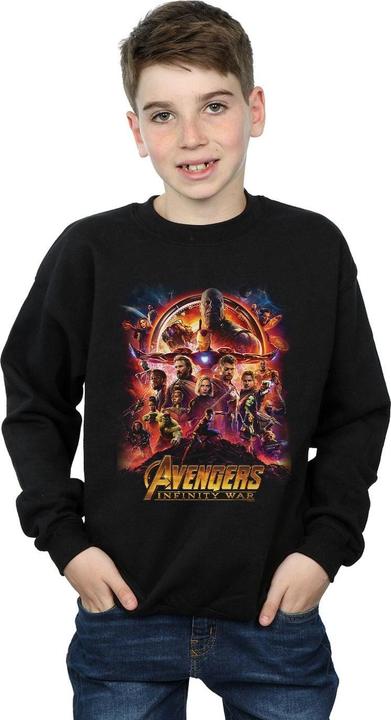 Produktbild Avengers Infinity War Movie Poster Sweatshirt Jungen (140, 146)