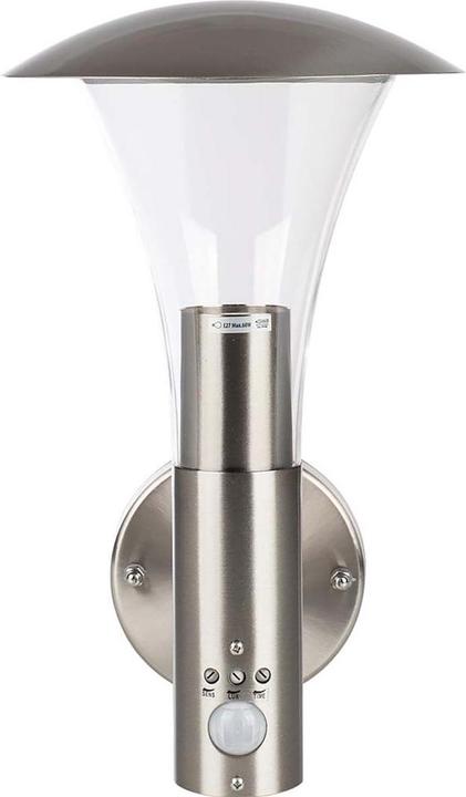 Ranex 5000.318 Roestvrijstalen Buitenwandlamp Milo met (E27, IP44)