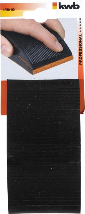 Actual product image kwb Grinding block rubber 125X 70