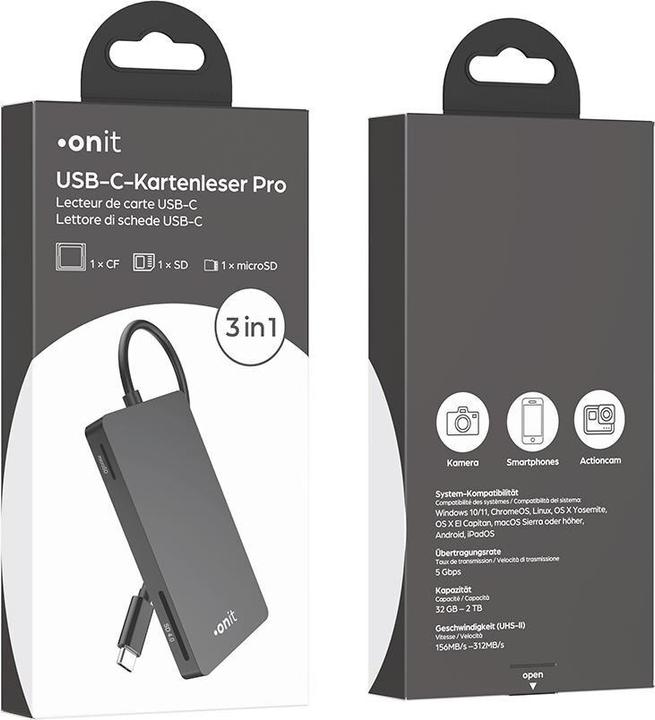 Actual product image Onit External Pro USB-C 3-in1 (USB 3.0)