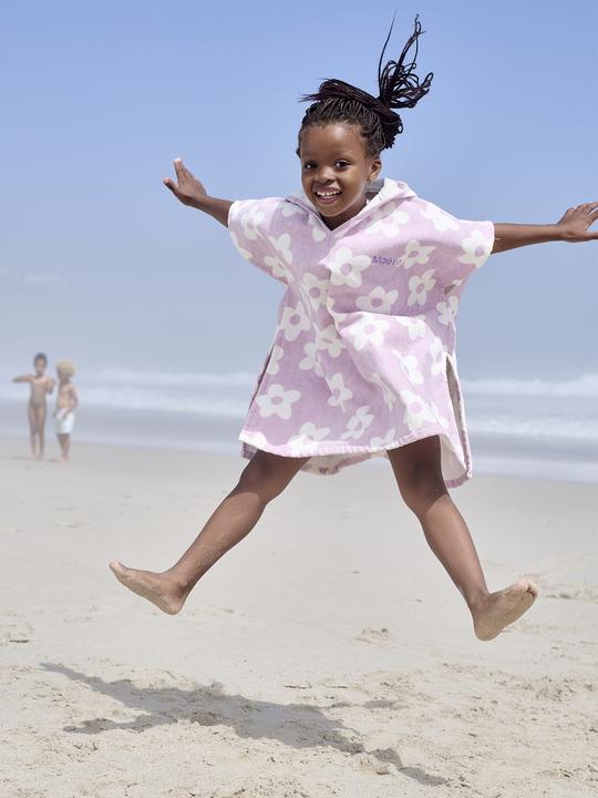 Actual product image Vertbaudet Children's bathing poncho with recycled cotton, can be personalised (104)