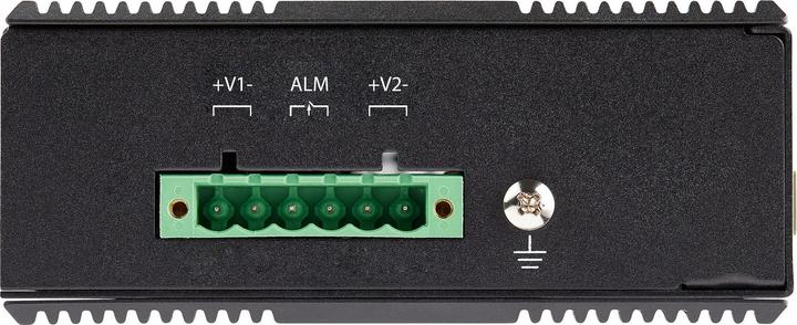 Actual product image StarTech .com Industrial 6 Port Gigabit Ethernet Switch (6 Ports)