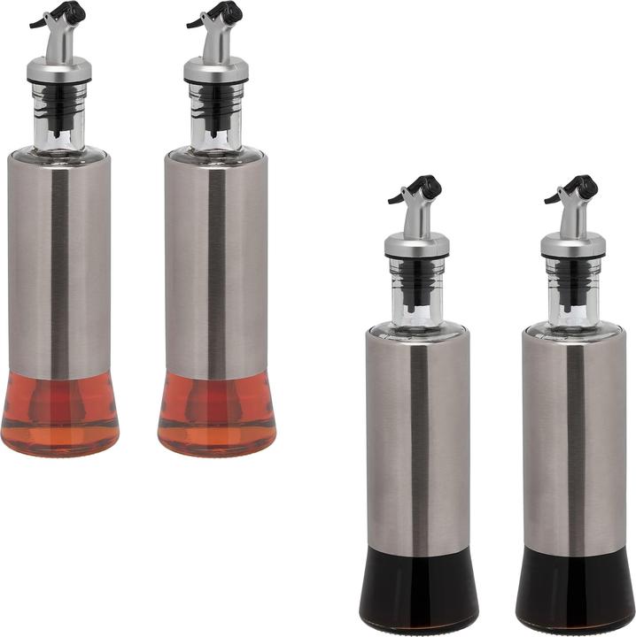 Relaxdays 4x vinegar-oil dispenser (300 ml)