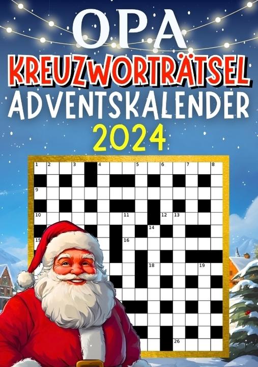 Produktbild Opa Kreuzworträtsel Adventskalender 2024 Weihnachtsgeschenk