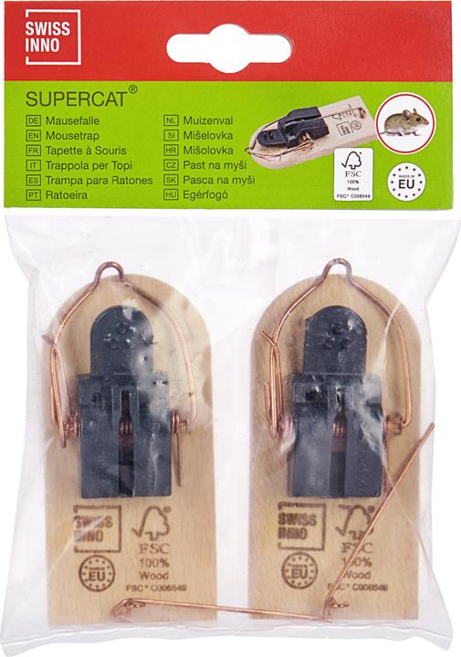 Super Cat Holz-Mausefalle Set