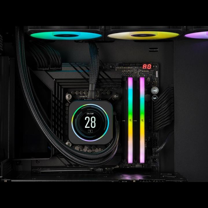 Image du produit Corsair Vengeance RGB (2 x 16GB, 5200 MHz, RAM DDR5, DIMM)
