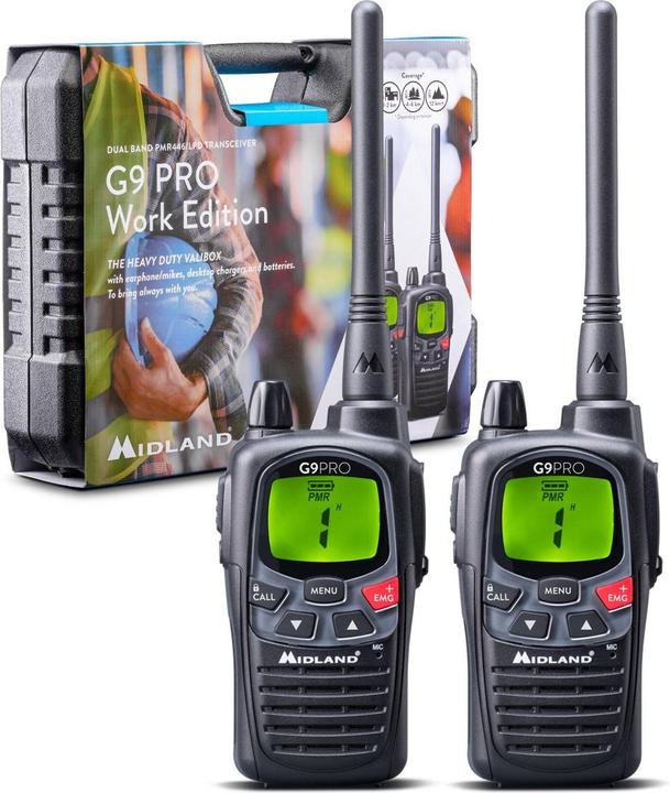 Midland G9 Pro 2er Kofferset (12 km)
