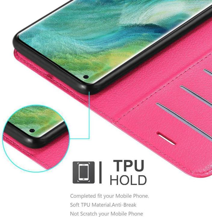 Image du produit Cadorabo Book avec fonction stand Cover (Oppo Find X2 Pro)