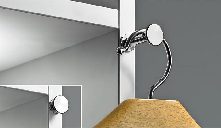 Image du produit Hettich Porte-cintres extensible, laiton nickelé (1 x)