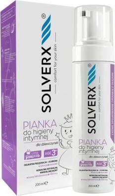 Solverx Little Princess Intimate Hygiene Foam For Girls 200Ml (200 ml, Intimwaschlotion)