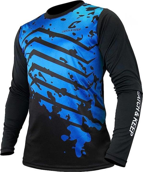 Actual product image Catch & Keep Jersey Kids Adult Goalkeeper Jersey Football Top Keeper Shirt Soccer Jersey (128)