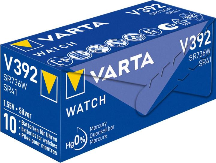 Image du produit Varta 1 Chron V 392 High Drain (1 pcs, LR41, 40 mAh)