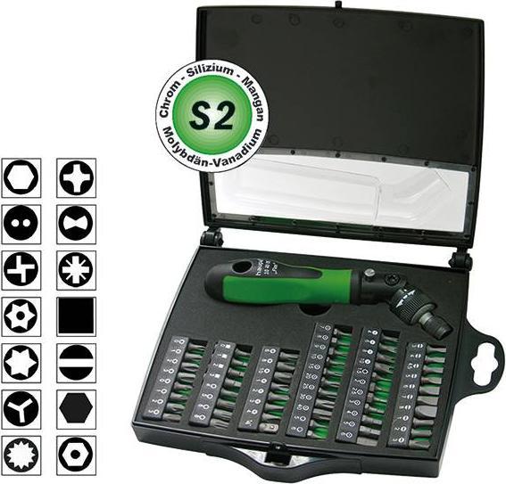 Immagine prodotto Haupa Set di bit 58pcs 4xPH 4xPZ 4xTX 4xTri 104006 (H 4)