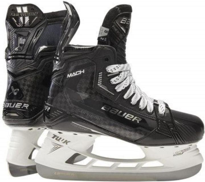 Actual product image Bauer Supreme Mach TI SR hockey skates (SR 7 - 42, FIT 1) (12, 13, 14, 15, 16, 17, 18, 19, 20, 21, 22, 23, 24, 25, 26, 27, 28, 29, 30, 31, 32, 33, 34, 35, 36, 37, 38, 39, 40, 41, 42)