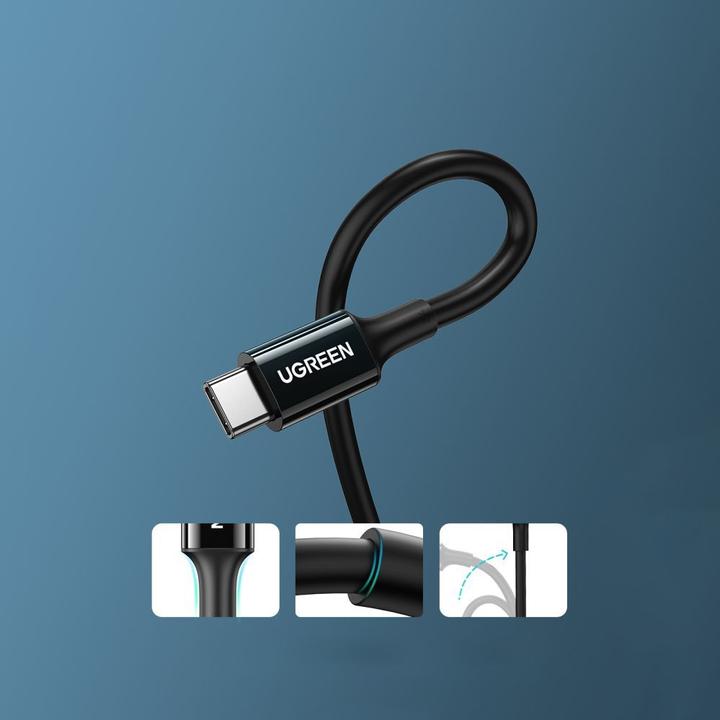 Actual product image Ugreen USB C – USB C (1 m, USB 2.0)