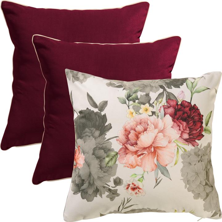 Actual product image Erwin Müller Cushion cover set of 3 (40 x 40 cm)
