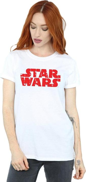Immagine prodotto Star Wars Christmas Logo Maglietta Ampia Donna (S)