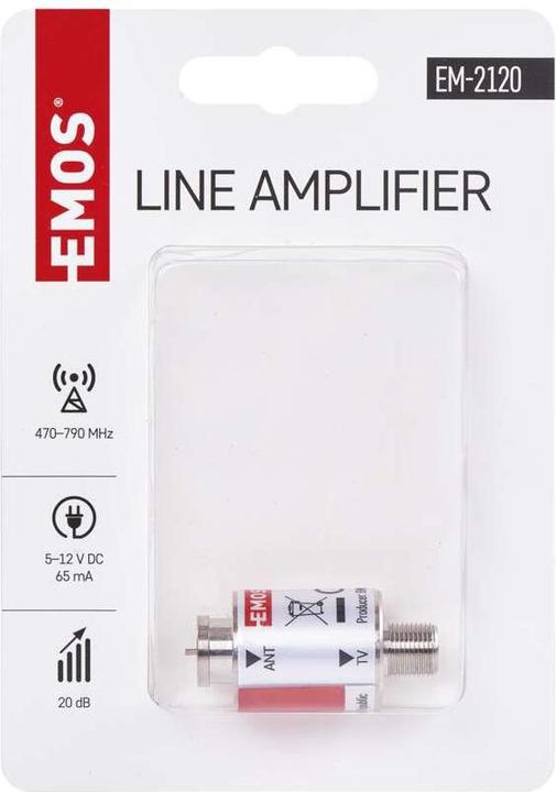 Immagine prodotto Emos Amplificatore di segnale DVB-T/T2 20dB (Amplificatore)