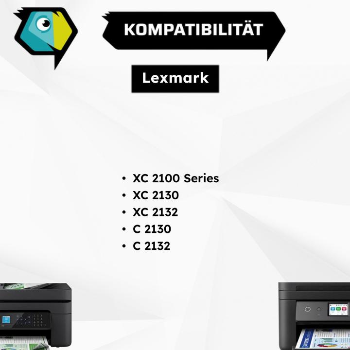Actual product image Inkadoo Toner compatible with Lexmark 24B6009 toner, magenta magenta (M)