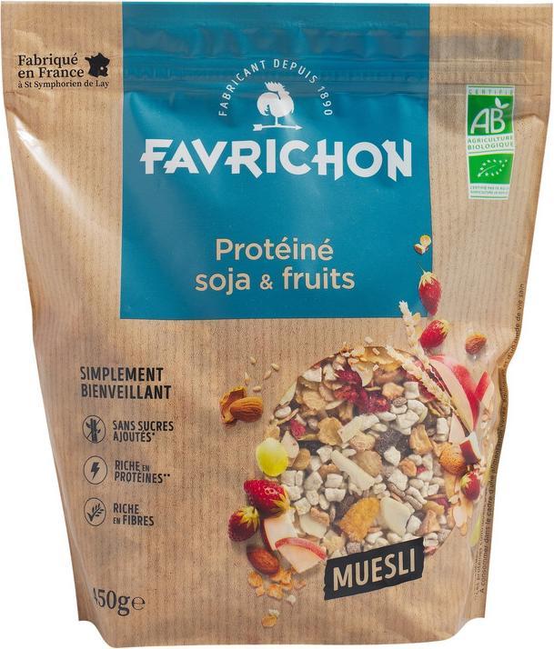 Immagine prodotto J.Favrichon Muesli protetto di soia e frutta (450 g)