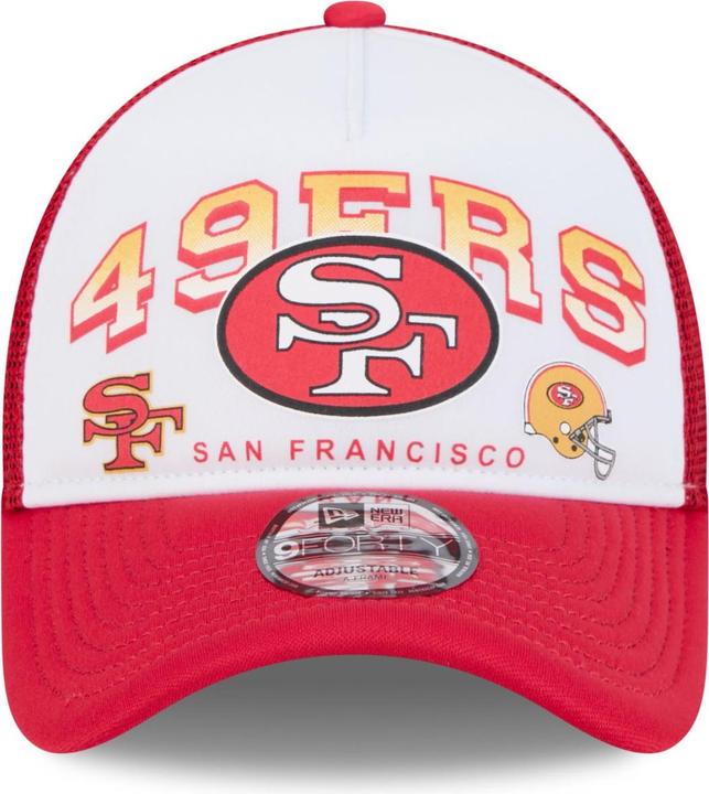 Image du produit New Era A-Frame Mesh Trucker Cap - RETRO San Francisco 49ers