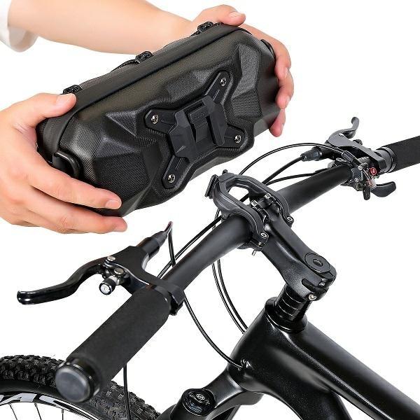 Actual product image Wildman Etui/uchwyt rowerowy XT17 sakwa na ramę czarna/black