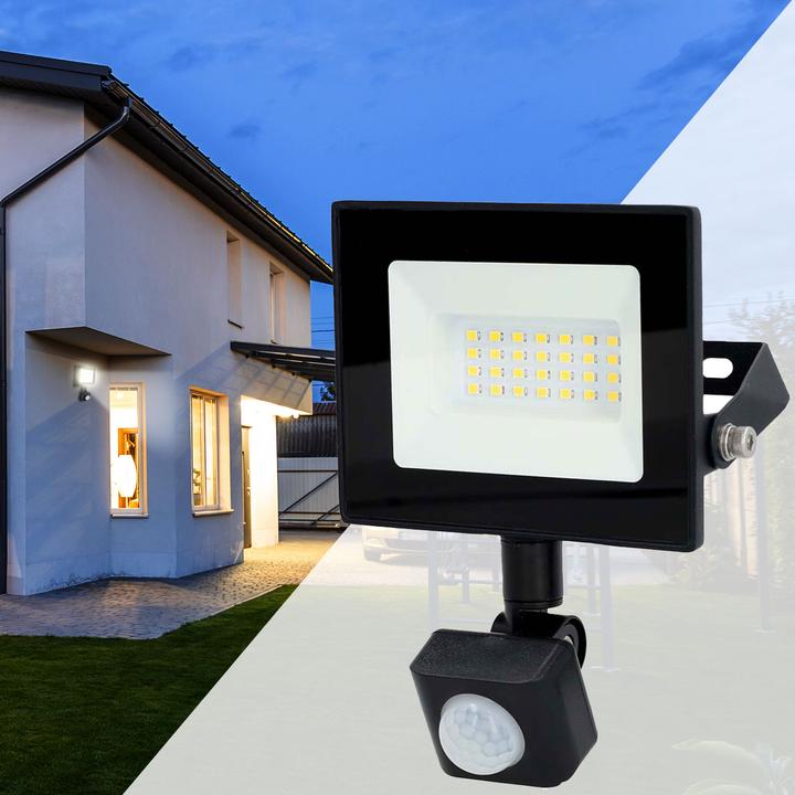 Produktbild Nedis LED-Flutlicht - 4000 K - Nennlichtstrom: 1620 lm - 20 kWh - IP44-1.00 m - Energieklasse: F - 2 (1620 lm, IP65)