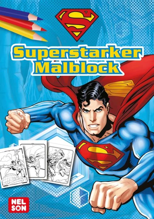 Produktbild DC Superman: Superstarker Malblock