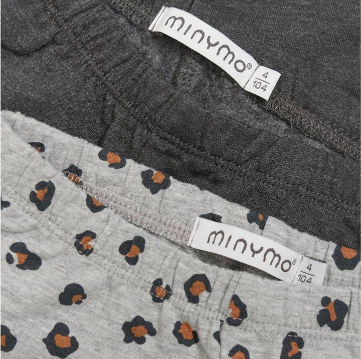 Image du produit Minymo Leggings Lot de 2 Greymelange Gr. 92 (92)