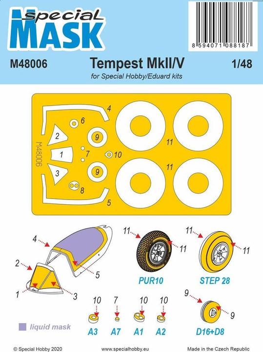 Produktbild Special Hobby Tempest Mk.II/V Mask