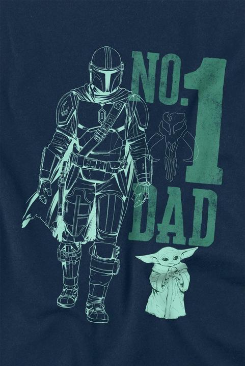 Actual product image Star Wars Mens No. 1 Dad Mando T-Shirt (M)