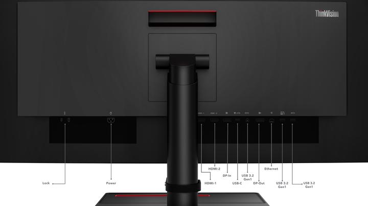 Actual product image Lenovo ThinkVision P34w-20 (3440 x 1440 pixels, 34.14")