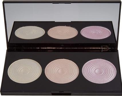 Produktbild Makeup Revolution Highlighting Powder Palette (Rose, Beige, Purple, Highlighter, 15 g)