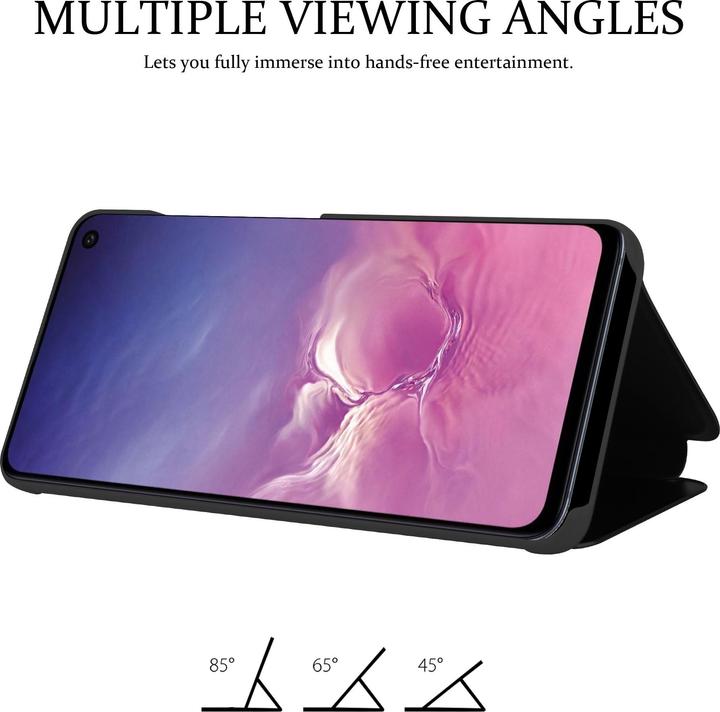 Actual product image Cadorabo Book Smart View Mirror Cover (Samsung Galaxy S10e)