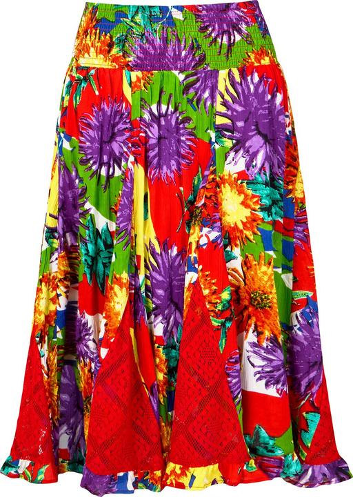 Joe Browns Bright Floral Godet Panel Midi Skirt