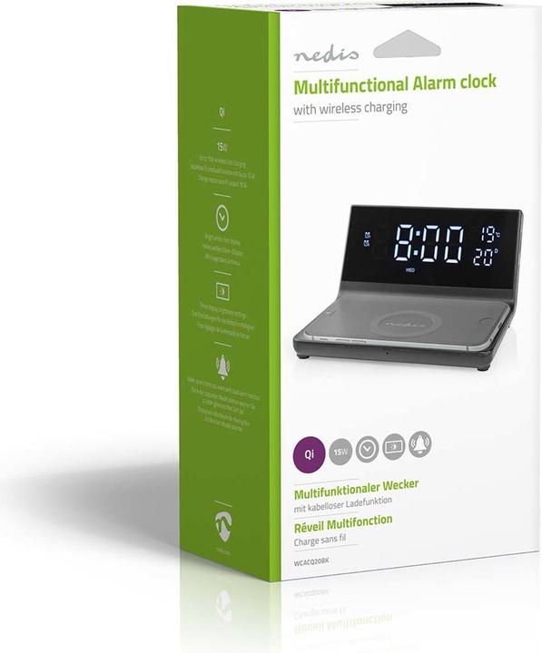 Actual product image Nedis Alarm clock