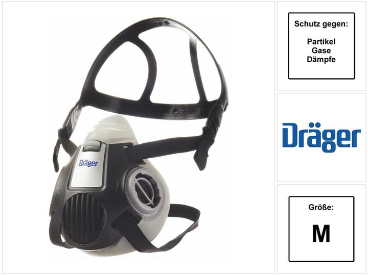 Produktbild L+D Halbmaske X-plore® 3300 (Keine offizielle Schutzklasse, 1 x)
