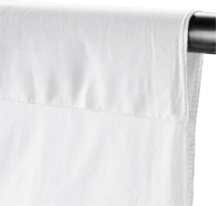 Image du produit Walimex pro Fond en tissu 2,85x6m, uni blanc (285 cm, 600 cm)