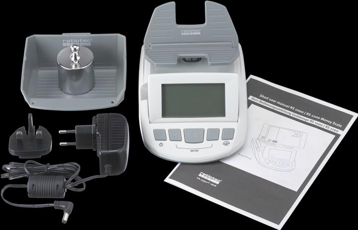 Actual product image ratiotec Money Scale RS 1000 (Made in Germany) (Bank note counter)