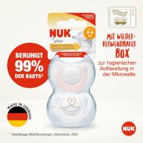 Produktbild NUK Beruhigungssauger Star (2 x, ab Geburt, bis 6 Monate)